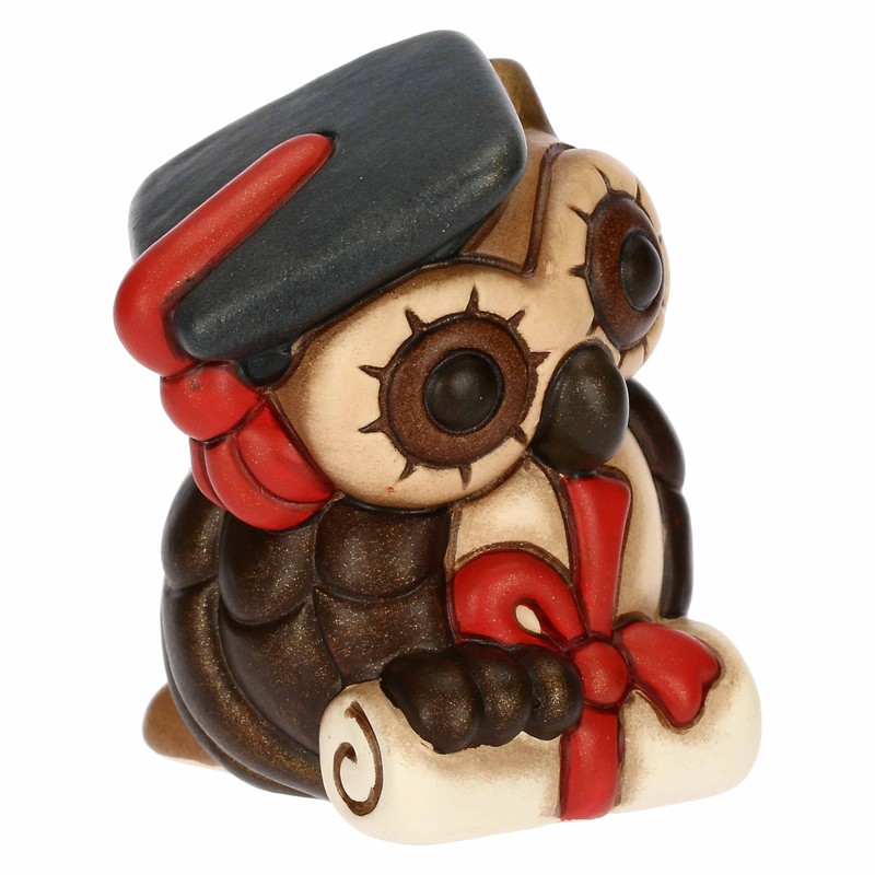 THUN Owl Lucky Graduation Ceramic Small