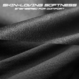 Penerl Skins for Boys Long Sleeve Top & Tights Football Compression Set | Kids Thermal Base Layer Set, Football Skins Boys Age 4-16 (Black, 32)