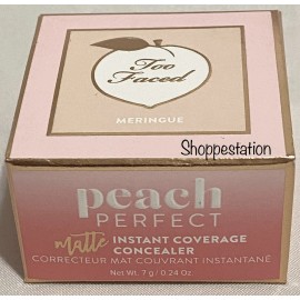 Too Faced Peach Perfect Matte Concealer Instant Coverage Shade MERINGUE  7g
