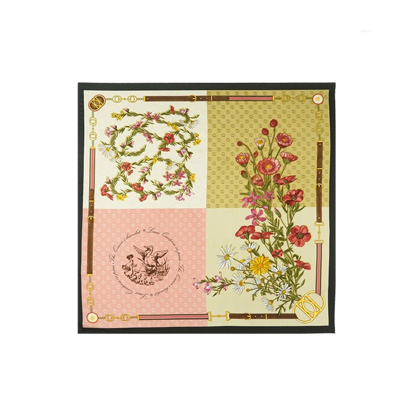 Louis Quatorze Scarf Cozy Silk Square Scarf