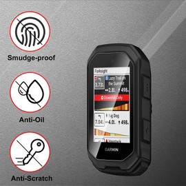 CONAPIKA Pack of 3 Screen Protectors for Garmin Edge MTB, Ultra Resistant Anti-Scratch Matte PET Screen Protector HD Clear High Sensitivity Anti-Bubble Screen Protector
