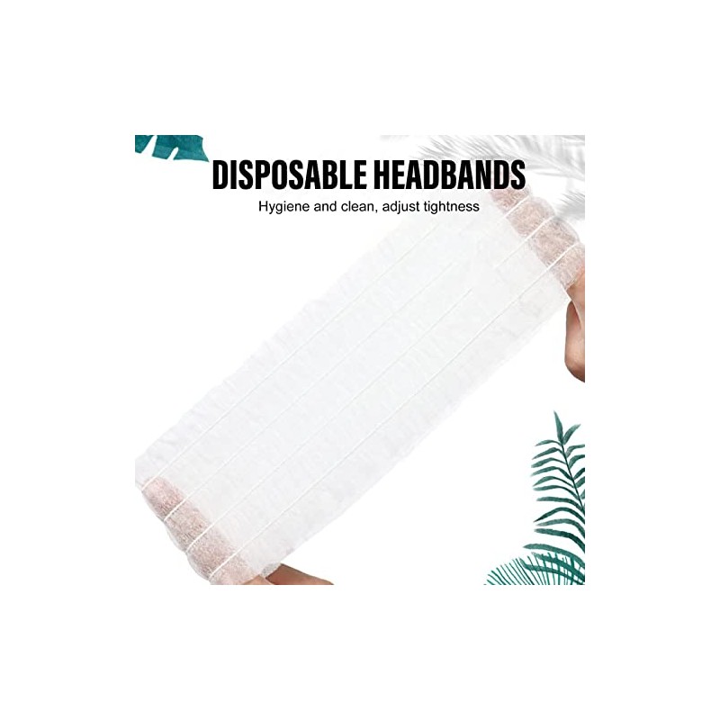Diadema facial desechable, tela no tejida, alta elasticidad