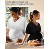 Ficerd 3 Packs Womens Maternity Shirts V Neck Dolman Short
