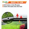Hicello 250PCS 360 Degree Misting Nozzle Irrigation, Sprinklers Sprayer for