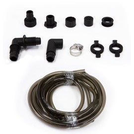 CAROLINACUSTOMCAGES Drain Port Kit for Standard 3/8" Port with 5.0 meter tubing