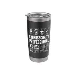 Cybersecurity Professional Noun Stainless Steel Insulated Tumbler