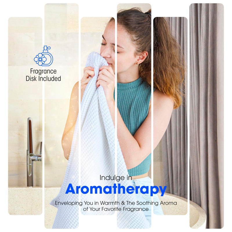 PURE CLEAN Towel Warmers Bucket, with Customized Fragrance for Spa