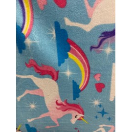 58" Wide Anti Pill Polar Fleece Fabric | Sold by The Yard (Unicorn)
