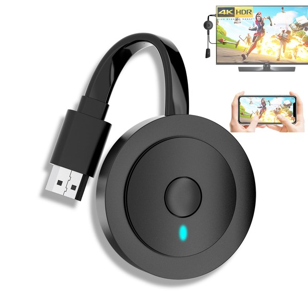 DARLYOR 4K Wireless HDMI Display Dongle Adapter 1080P, WiFi Streaming