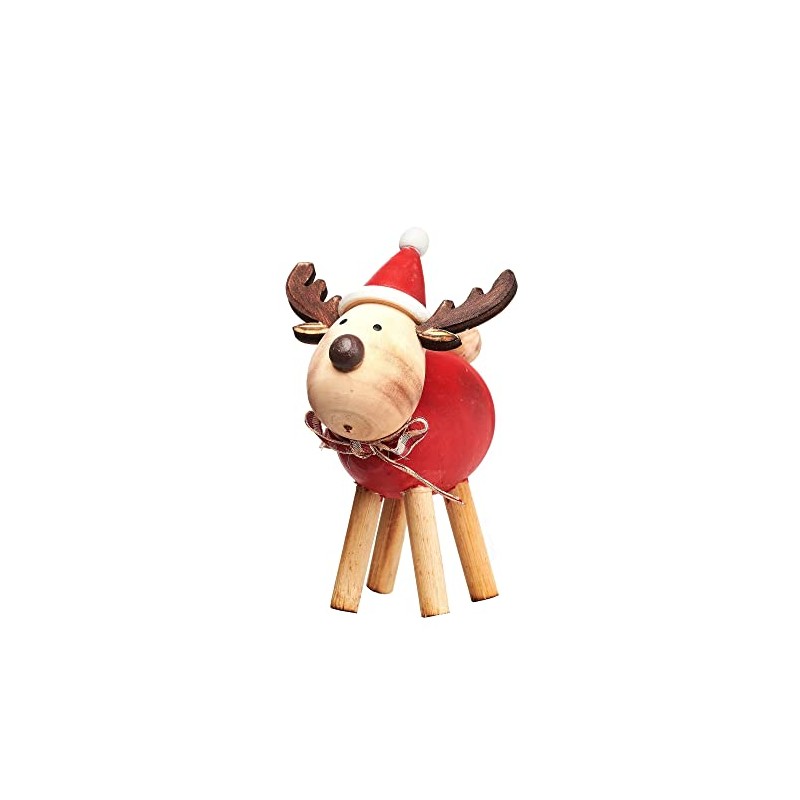 Sass & Belle Rudi Red Belly Standing Reindeer