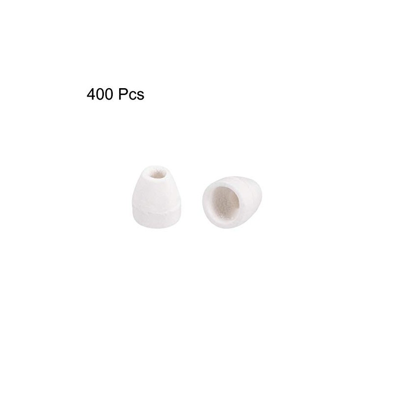 sourcing map Ceramic Conical Insulation Beads for Heat Shrink Tubing