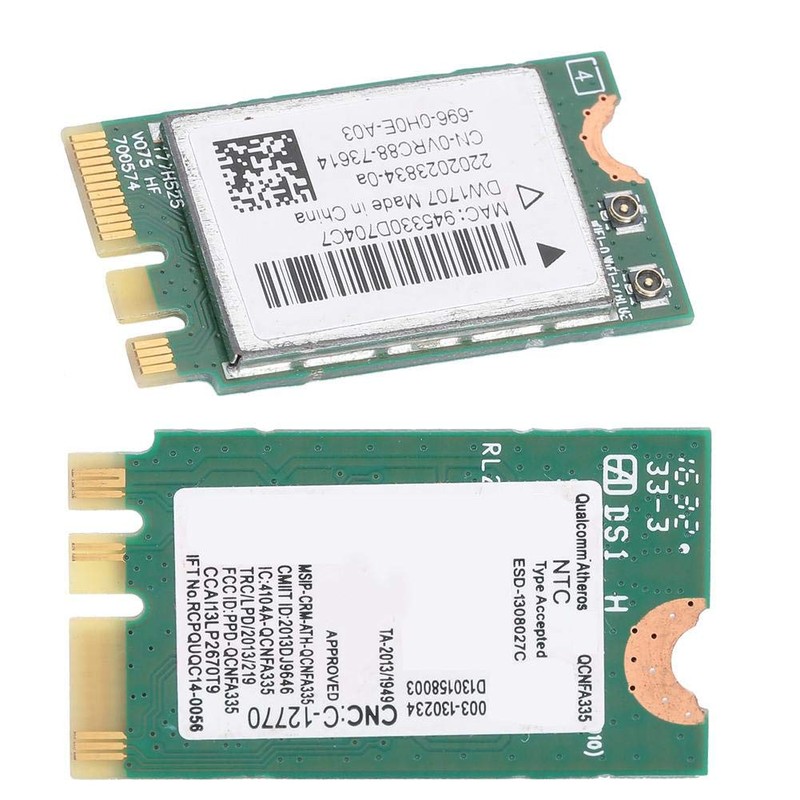 Annadue Wireless Network Card for Dell Dw1707, M.2 Ngff 300M