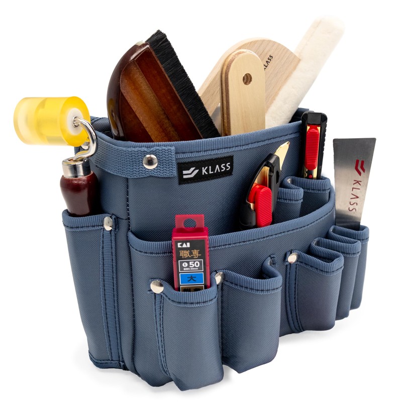 KLASS Wallpaper Tool Belt – Durable Woven-Nylon Construction, Easy Clean,
