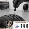 WZHHDM 101PCS Tyre Repair Screws, 3 Sizes Car Tyre Puncture