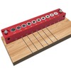 Hole Jig Wood Dowel Punch Locator 10 in 1 45°