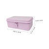 Tofficu Metal Toolbox Organizer Sturdy Tool Storage Case for Garage