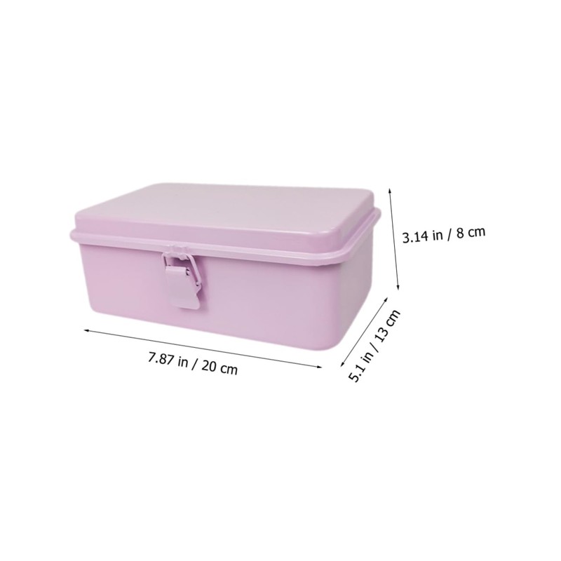 Tofficu Metal Toolbox Organizer Sturdy Tool Storage Case for Garage