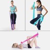 Therapy Flat Resistance Bands Set, Latex Free Flat Elastic Exercise