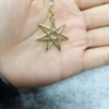 NOUMANDA Elven or Faerie Seven Pointed Star Septagram Pendant Necklace