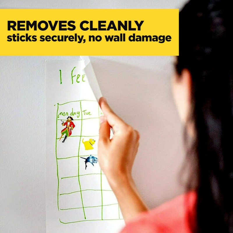 Scotch Wall-Safe Tape, 1 Dispenser Roll, Removable Wall Safe Tape,