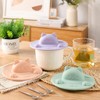 3 Pcs Cute Cat Silicone Tea Bag Squeezer, 4.13 Inch