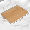 MIJOMA Bamboo Chopping Board Set, Pack of 3, Sustainable Chopping