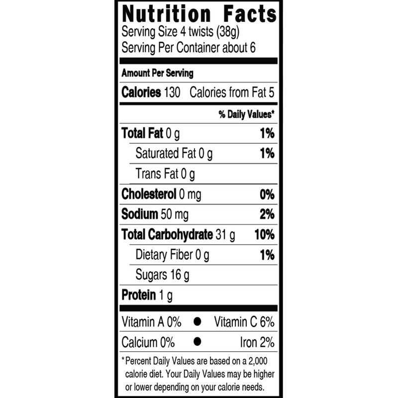 Green Apple Licorice Twists- 4 LBS