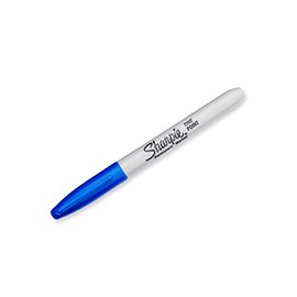 DYMO Fine Azul - Marcador permanente (Azul, Azul, Gris, De plástico)