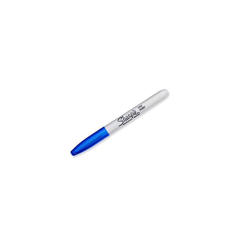 DYMO Fine Azul - Marcador permanente (Azul, Azul, Gris, De