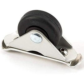 Brompton SILVER mudguard roller assembly and screws (for L version)