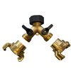 Solid Brass geka Type Claw Fittings with Brass Two Way
