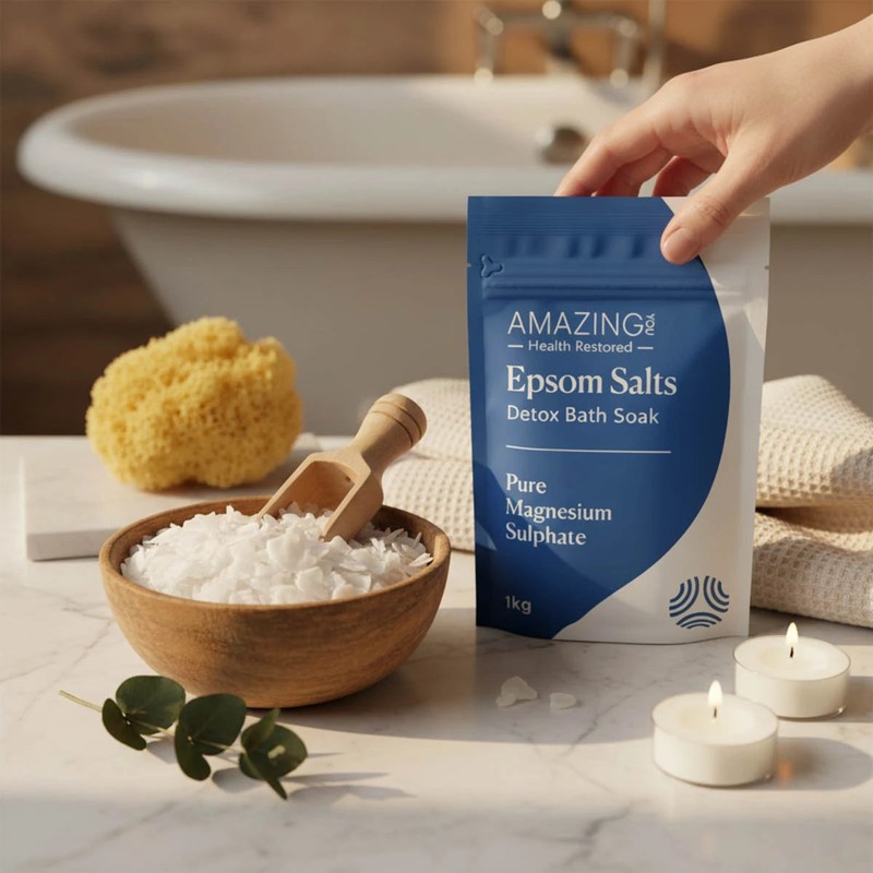 Amazing You Epsom Salts Detox Bath Soak - Pure Magnesium
