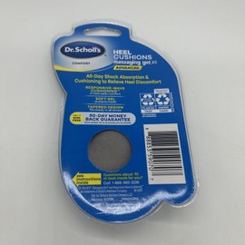 Dr. Scholl's Advanced Messaging Gel Heel Cushions 1 Pair Women's Size 6-10