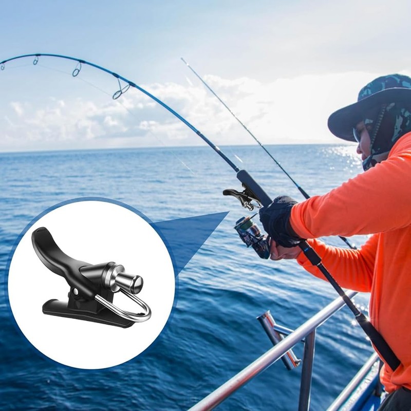 Elqater Cast Cannon Surf Fishing Trigger,4 Pcs Aid Sea Fishing