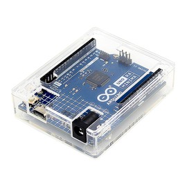 Geekworm UNO R3 R4 Case | Protective Enclosure ABS Computer Box for Arduino UNO R4/UNO R3/UNO WiFi REV2/UNO REV3- Transparent