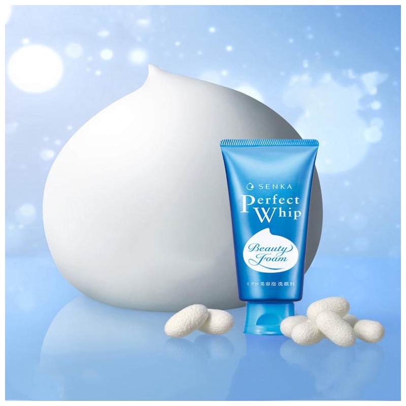 Senka Perfect Whip Facial Wash Cleansing Foam, 120g, 2 pieces