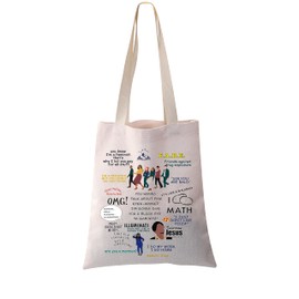 PXTIDY Funny Teacher TV Show Tote Bag Tote Bag Principal Janine Fans Gift TV Show Elementary Merchandise