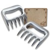 WOODBULL Premium Aluminum Polished Bear Claw Set Meat Shredder, Meat