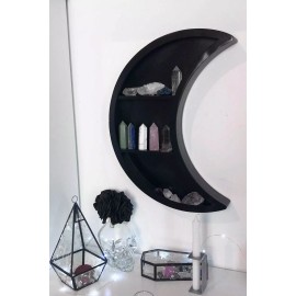 Killstar Luna Moon Wall Art Celestial Decor Gothic Lunar Wood Shelf  KSRA001425