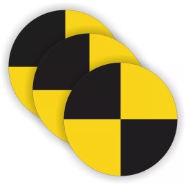 Sticker Tiger 3 Crash Test Dummy Symbol vinyl Hard Hat Helmet decal/Sticker