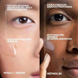 Kit Hidratante Serum Hyalu B5 + Retinol B3 La Roche Posay