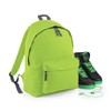 BagBase BG125J Junior Fashion Backpack - Lime Green/Graphite Grey