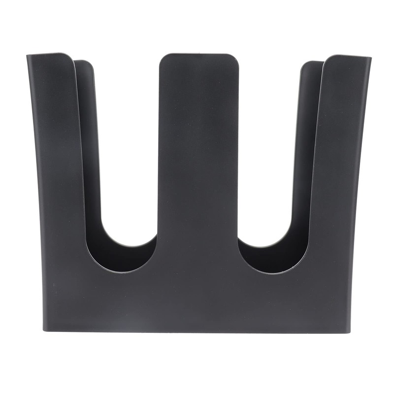 Cup and Lid Holder, Paper Cup Dispenser, 2 Compartments, Black