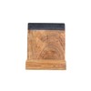 Foreside Home & Garden Cook Book Holder Acacia Wood, Marble