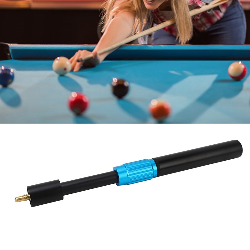 9 Inch Billiard Extension Cue Professional Aluminum Alloy Telescopic Snooker