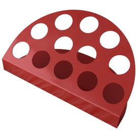 RMP Coffee Pod Holder - Holds 12 Coffee Pods, fits K-Cups and Other Standardized Single-Serve Coffee Pods - Red