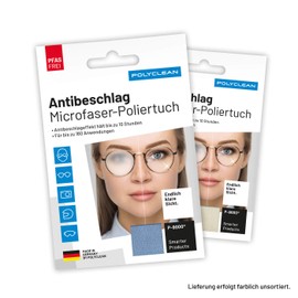 Polyclean Anti-fog cloth, PFAS free.