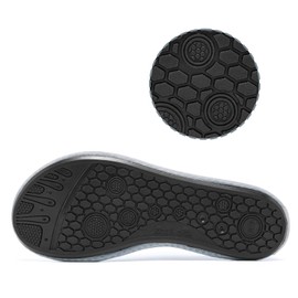 Steppli Wet Yoga Quick-Dry Beach Lightweight Swim Surf Socks Pool Sea Weitsuit Non Slip Surf Breathable Aqua Beach Shoes for Men Women Grey EU38/39=UK5/6