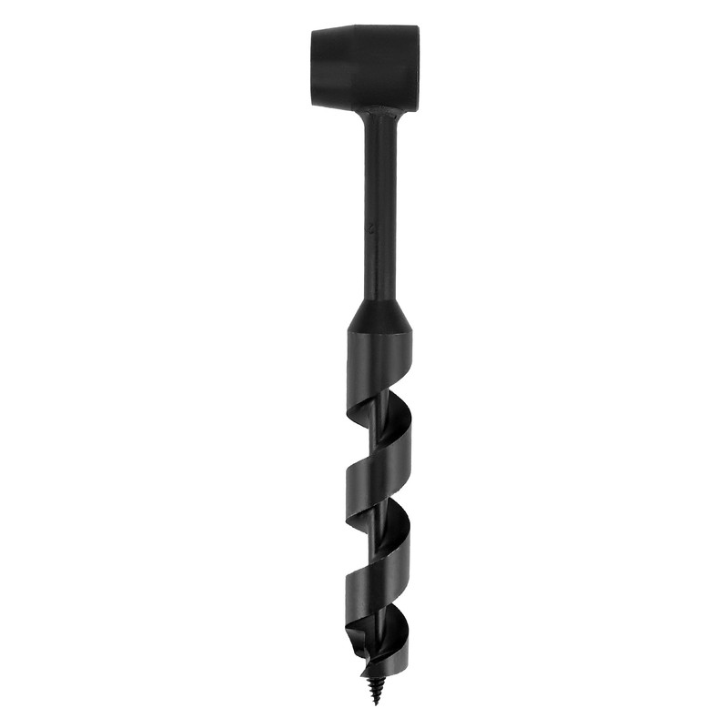 QWORK® Wooden Hand Drill Multi-Purpose Auger for Outdoor Camping Bushcraft