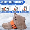 Ice Cleats Mid-Sole Snow Traction Cleats for Boots and Shoes